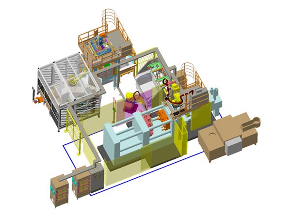 Peripheral Automation System for Die Casting Cell